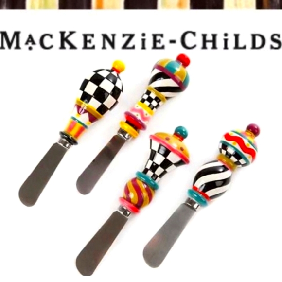 MacKenzie-Childs Jubilee Canape Knives - Set of 4 - Picture 1 of 8